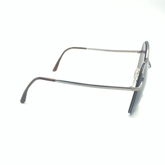 Vintage Logo Paris Gunmetal Oval Sunglasses Frames - Picture 2 of 4